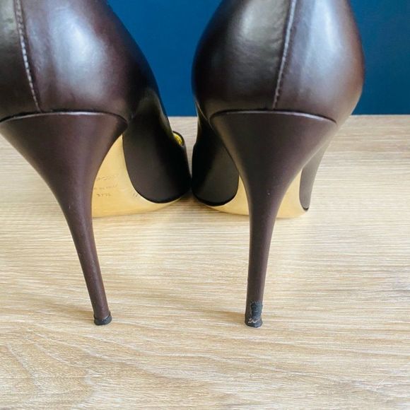 Authentic designer Tom Ford shoes heels SZ US7.5 - Picture 6 of 12